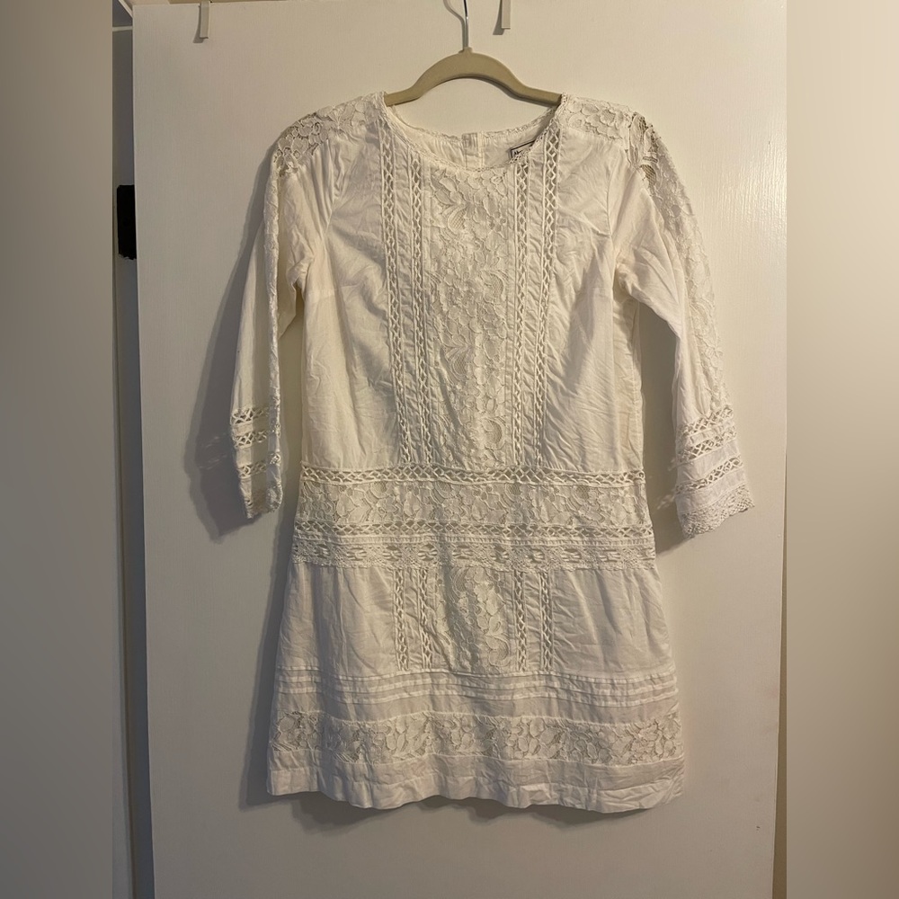 Abercrombie White Shift Dress